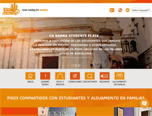 Tablet Screenshot of barnastudentsplace.com